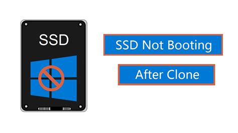 clone drive will not boot|make ssd bootable after cloning.